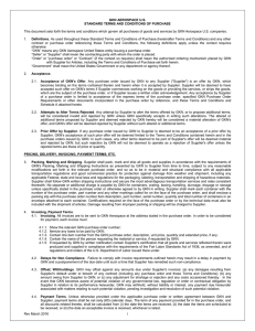 This document sets forth the terms and conditions which govern... GKN AEROSPACE U.S. STANDARD TERMS AND CONDITIONS OF PURCHASE