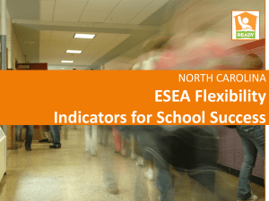 ESEA Flexibility Indicators for School Success  1