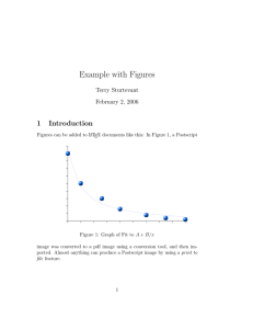 Example with Figures 1 Introduction Terry Sturtevant