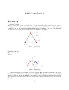 PHYS-222 Worksheet 2 Problem 2-1
