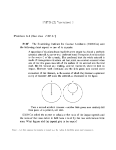 PHYS-222 Worksheet 3 Problem 3-1 (See also P22.61 )