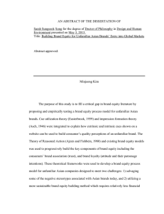 AN ABSTRACT OF THE DISSERTATION OF