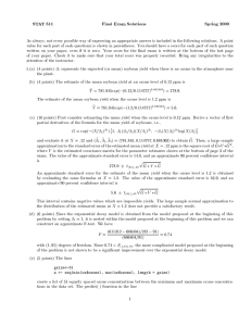 STAT 511 Final Exam Solutions Spring 2000