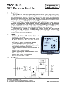 MN5010HS GPS Receiver Module  1