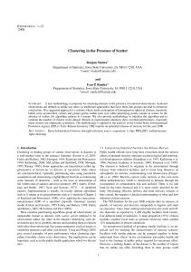 Clustering in the Presence of Scatter