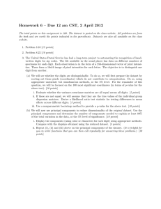 Homework 6 – Due 12 am CST, 2 April 2012