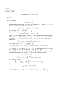 Math 515 Professor Lieberman October 18, 2004 HOMEWORK #8 SOLUTIONS
