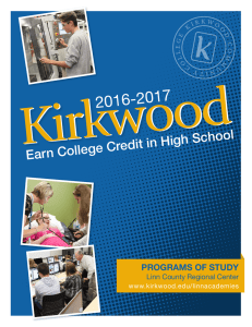 Kirkwood 2016-2017 edit in High School Earn College Cr