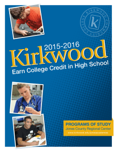 Kirkwood 2015-2016 edit in High School Earn College Cr