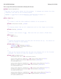 CSE 115/503 Worksheet  February 21-25, 2011