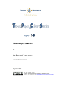 Paper Chronotopic identities