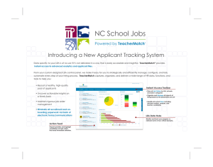 Introducing a New Applicant Tracking System
