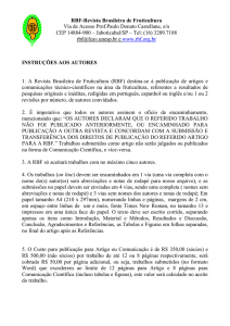 RBF-Revista Brasileira de Fruticultura Via de Acesso Prof.Paulo Donato Castellane, s/n