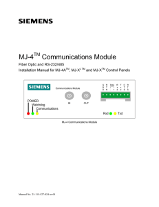 MJ-4 Communications Module TM