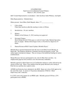 (UNAPPROVED) Supervisory &amp; Confidential Council Minutes March 27, 2012, Gil 025, 2pm