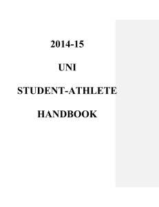 2014-15  UNI STUDENT-ATHLETE
