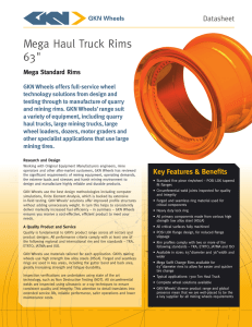 Mega Haul Truck Rims 63&#34; Datasheet Mega Standard Rims