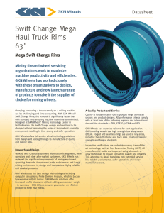 Swift Change Mega Haul Truck Rims 63&#34; Datasheet