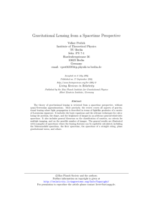 Gravitational Lensing from a Spacetime Perspective