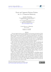 Event and Apparent Horizon Finders for 3 + 1 Numerical Relativity