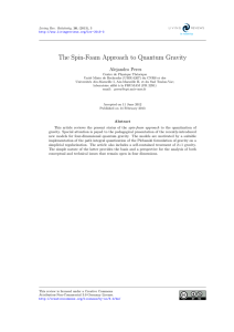 The Spin-Foam Approach to Quantum Gravity Alejandro Perez
