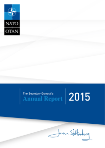 2015 Annual Report The Secretary General’s