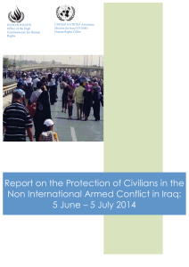 Report on the Protection of Civilians in the