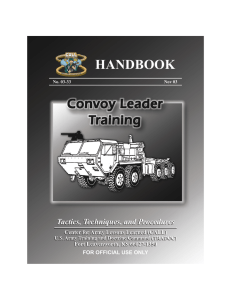 HANDBOOK Tactics, Techniques, and Procedures Center for Army Lessons Learned (CALL)