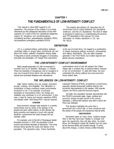 THE FUNDAMENTALS OF LOW-INTENSITY CONFLICT CHAPTER 1