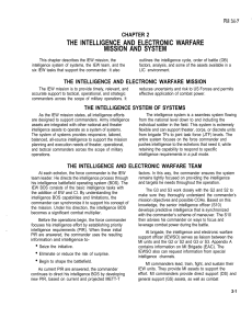 THE INTELLIGENCE AND ELECTRONIC WARFARE MISSION AND SYSTEM CHAPTER 2