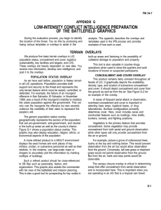 LOW-INTENSITY CONFLICT INTELLIGENCE PREPARATION OF THE BATTLEFIELD GRAPHICS APPENDIX G