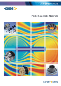 PM Soft Magnetic Materials