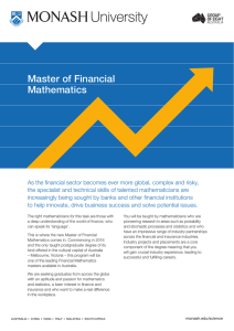 Master of Financial Mathematics