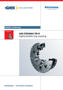 GKN StromaG trI-r highly-flexible ring coupling GKN Stromag TRI-R hochelastische