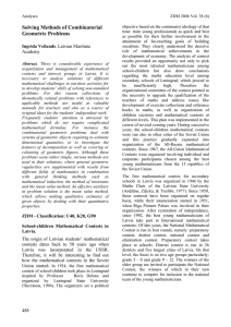 Solving Methods of Combinatorial