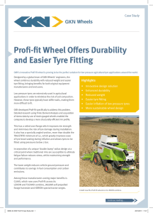 Profi-fit Wheel Offers Durability and Easier Tyre Fitting Case Study