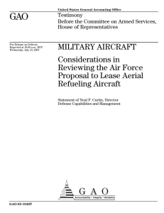 GAO  MILITARY AIRCRAFT Considerations in