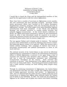 Statement of David C. Isby Committee on Foreign Relations United States Senate