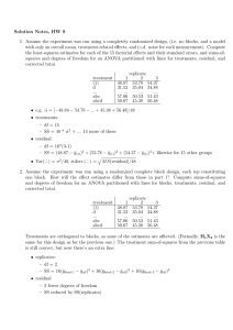Solution Notes, HW 9