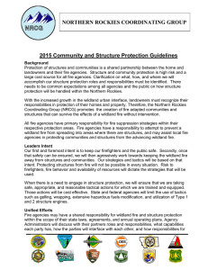 NORTHERN ROCKIES COORDINATING GROUP 2015 Community and Structure Protection Guidelines