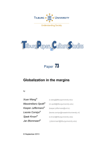 Paper  Globalization in the margins Xuan Wang