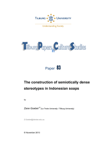 Paper  The construction of semiotically dense stereotypes in Indonesian soaps