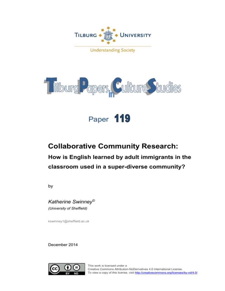 community work research paper