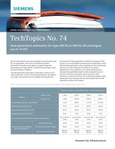 TechTopics No. 74 (up to 15 kV) www.usa.siemens.com/techtopics