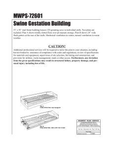 MWPS-72601 Swine Gestation Building