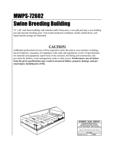 MWPS-72602 Swine Breeding Building