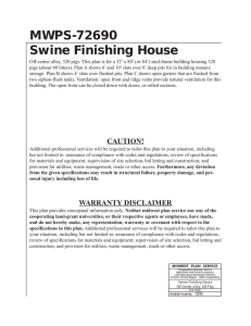 MWPS-72690 Swine Finishing House