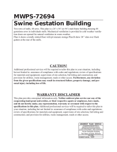 MWPS-72694 Swine Gestation Building