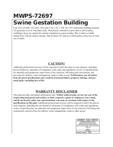 MWPS-72697 Swine Gestation Building