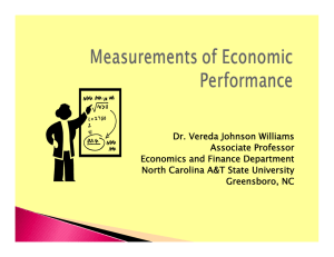 Dr. Vereda Johnson Williams Associate Professor Economics and Finance Department